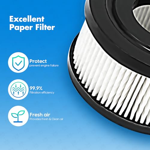 593260 Air Filter Replacement for Briggs&Stratton 798452 334404 Lawn Mower,Compatible with 500EX 550EX 575EX 625EX 625 675EXi 725EXi Series Engines Model Mower Air Filter Cartridge Accessories,6 Pack