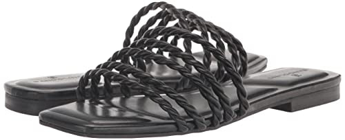 Bandolino Women's Soyou Flat Sandal, Black 001, 11