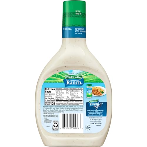 Hidden Valley Original Ranch Salad Dressing and Topping, 24 Ounce Bottle (Package May Vary)