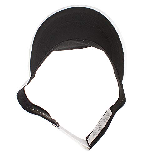 Nike Women's Aerobill Visor, White/Black, Misc