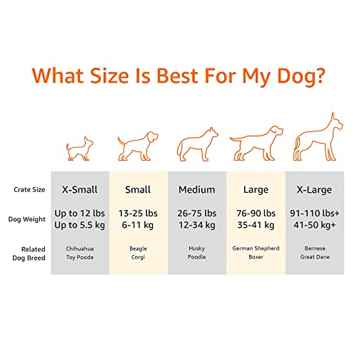 Amazon Basics Cat and Dog Bed and Crate Pad, Machine Washable, Indoor, 29 x 21 x 3 inches, Gray