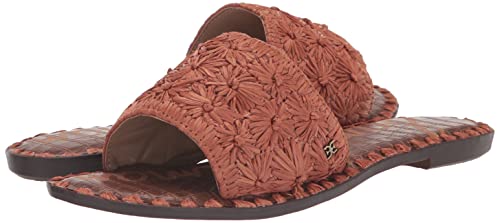 Sam Edelman Women's Giovanna Flat Sandal Gold Leaf 10.5 Medium