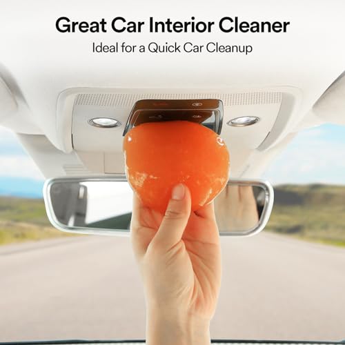 PULIDIKI Car Cleaning Gel for Car Cleaning Putty Car Putty Auto Detailing Tools Car Interior Cleaner Car Cleaning Slime Car Accessories Keyboard Cleaner Orange
