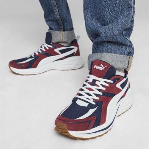 Puma - Mens Hypnotic Long Sleeve Shoes, Color Feather Gray/White/Cool Mid Gray, Size: 10 M US