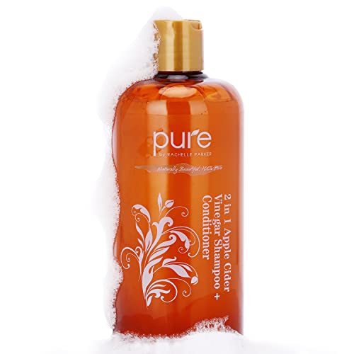 Apple Cider Vinegar 2-in-1 Shampoo & Conditioner Set - For Damaged Hair & Dandruff Control. Sulfate-Free Formula