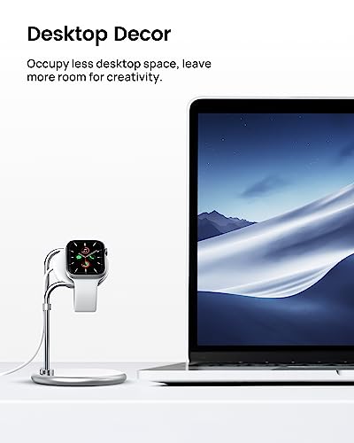 SODI for Apple Watch Stand, Watch Charging Dock Station for Desk, Watch Charger Nightstand Holder Compatible with Apple Watch Series Ultra2/Ultra/9/8/SE2/7/6/SE/5/4/3/2/1