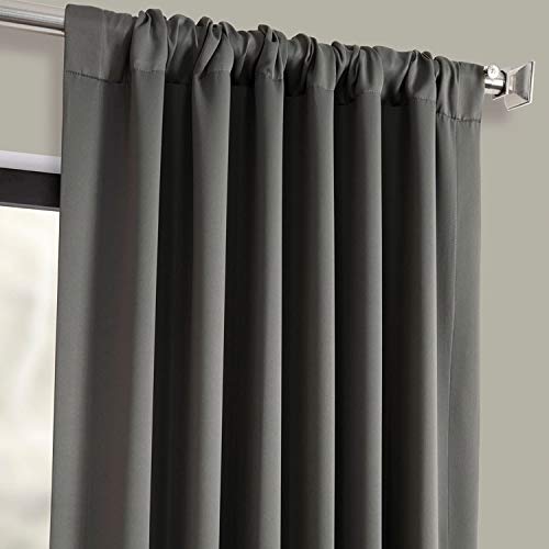 HPD Half Price Drapes Room Darkening Curtains 96 Inches Long for Bedroom & Living Room (1 Panel), 50 X 96, Solarium Yellow