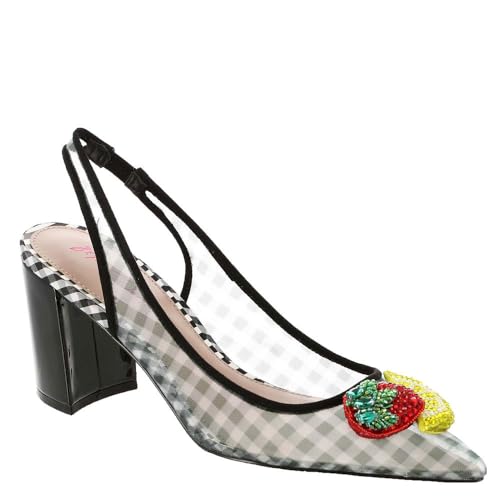 Betsey Johnson Women's Laney Pump, Black Multi, 11