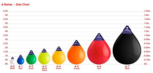 Polyform A-0 Buoy Black 8 x 11.5 in.