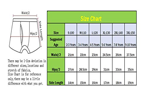 Taxzode Little Boys' Dinosaur Car Boxer Briefs Breathable Comfort Cotton Kids Boys Underwear Panties,9-piece set-2-3T 3-4T 4-5T 5-6years 7-8years 3-4 Years