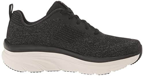 Skechers Women's D'LUX Walker-Daily Beauty Sneaker, Charcoal=Char, 11