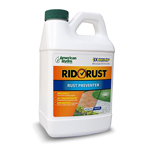 American Hydro Systems RR1 Rid O' Rust 2X Concentration Stain Preventer, 2 Pack, 1/2 Gallon Bottle, 2 Pack, 2 Count
