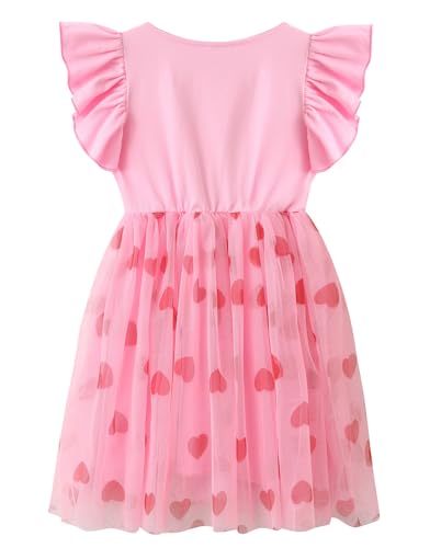 TWKIOUE Toddler Baby Girl Rainbow Tutu Tulle Dress Sleeveless Fluffy Party Dress 817 Rainbow Purple 100