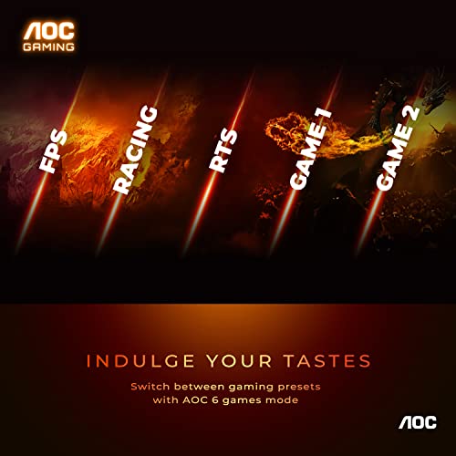 AOC CU34G3S 34" Frameless Curved Ultrawide Gaming Monitor, WQHD 3440 x1440, 165Hz 1ms, FreeSync Premium, Height Adjustable, 3-Year Zero-Bright-dot, Black
