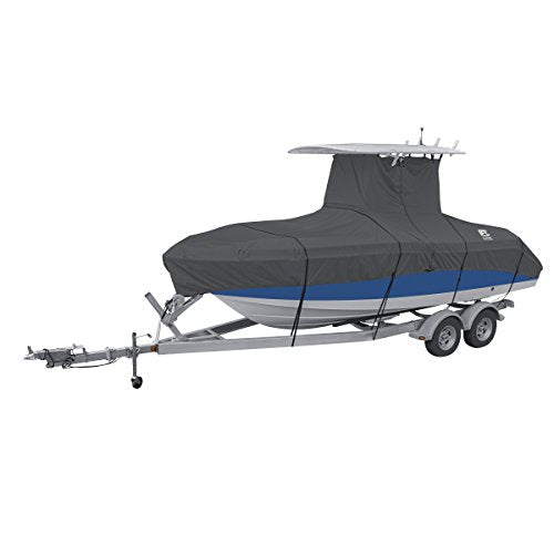 Classic Accessories StormPro Heavy-Duty T-Top Boat Cover, Fits boats 16 ft - 18.5 ft long x 98 in wide
