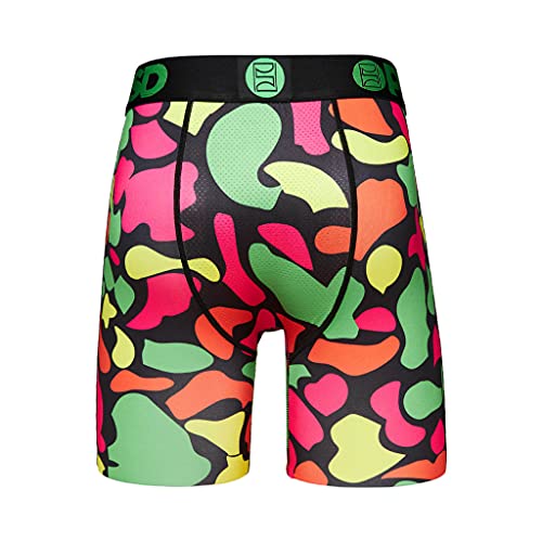 PSD Men's Highlighter Camo Wf Boxer Briefs, Multi, XL