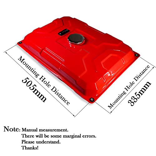 JMCHstore 5 Gallon Metal Generator Gas Fuel Tank For Generac GP3250 ,Champion 196cc 3500 4000 Watt, Predator Honda 3200 Watt 212CC 6.5HP ,All power 3250 Watt ,Craftsman Gas Powered Portable Generator
