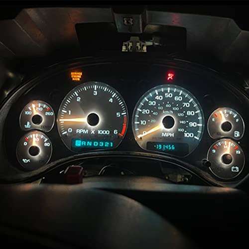 BlyilyB 10-Pack Amber T5 2721 37 74 Wedge Led Bulb PC74 Twist Sockets Replacement Dash Dashboard Lights Instrument Panel Cluster LEDS Lamps