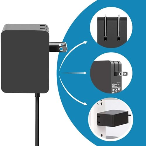 Surface 3 Charger 13W 5.2V 2.5A AC Power Adapter Charger Cord Replacement for Microsoft Surface 3, Model 1623 1624 1645 Tablet with USB Charging Port 4.9Ft Cable-1.5m(Not Compatible Surface Pro 3)