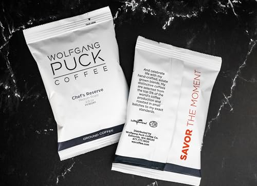 Wolfgang Puck Coffee 2.0 Portion Packs , Chef's Reserve, 36 Ounce, (Pack of 18)