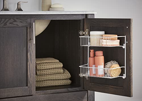 ClosetMaid 8002 2-Tier Wall Rack, 12-Inch Wide, White