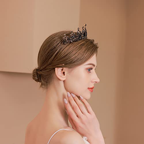 Kamirola - Tiaras Crown for Women Crystal Headbands for Bridal,Wedding and Party Prom Pageant Party,Gothic Halloween Costumes for Women Prom Halloween Accessories…