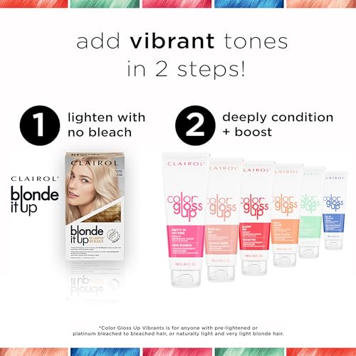 Clairol Color Gloss Up Temporary Hair Dye, Warm Caramel Brownie Hair Color, Pack of 1