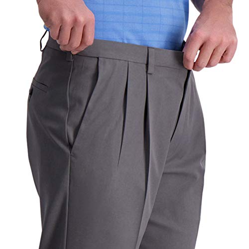 Haggar mens Hc11080 Casual Pants, Midnight, 42W x 30L US