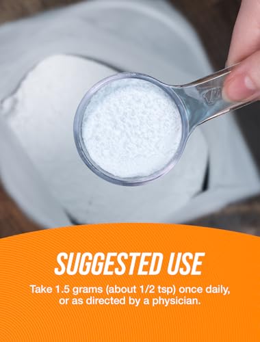 BulkSupplements.com TMG Powder - Trimethylglycine as Betaine Anhydrous, TMG Supplement - Trimethylglycine Supplement, Gluten Free - 1500mg per Serving 500g (1.1 lbs) (Pack of 1)