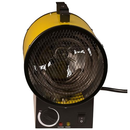 Dura Heat EUH5000 Electric Forced Air Heater 16,400 Btu, Yellow