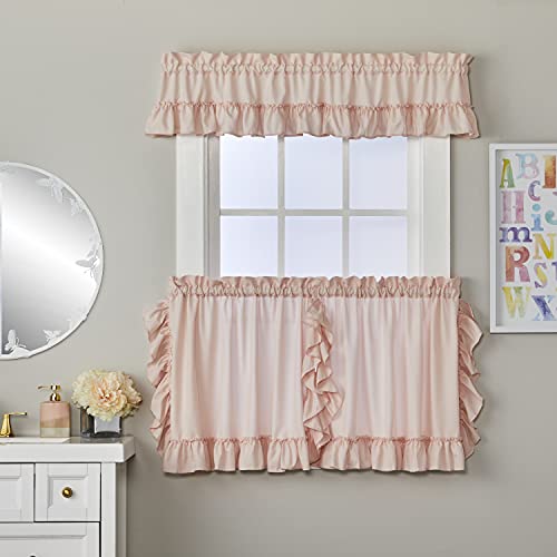 SKL Home by Saturday Knight Ltd. Sarah Tier Pair (2-Pack),82x24,Blush