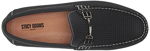 Stacy Adams Men's Corley Moc Driving Style Loafer, White, 12