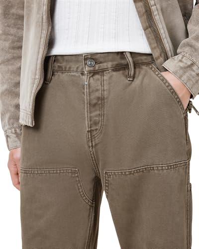 AllSaints Men's Alva Carpenter Short, Baked Brown