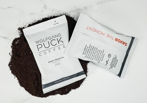 Wolfgang Puck Coffee 2.0 Portion Packs , Chef's Reserve, 36 Ounce, (Pack of 18)