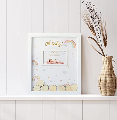 Kate Aspen Baby Shower Guest Book Alternative, One Size, Boho Rainbow