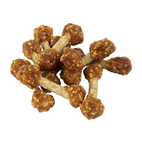 Good'n'Fun Good ’n’ Fun Chicken Flavored Dumbbells 4 Ounces, Rawhide Snacks for Small Dogs