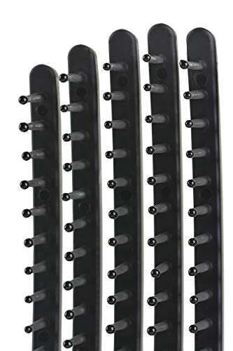 KareCo Tangle Buster Brush, Detangler for All Hair Types, Black, Mini (7 Fingers)