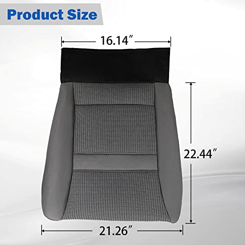 Bottom Seat Cover Replacement Cloth for Dodge Ram 2500 3500 2006 2007 2008 2009 2010 and 2006 2007 2008 2009 Ram 1500 -Breathable and Non-Slip Front Left Driver Side Seat Cushion Cover for Cars