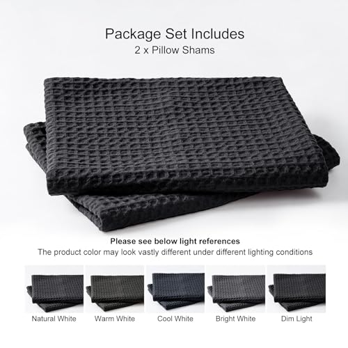 PHF Ultra Soft Waffle Body Pillowcase, Sage Green, 20" x 54", Polyester, Breathable, Skin-Friendly, Zipper Closure