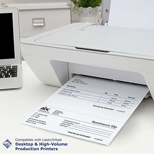 PrintWorks Professional 3" Perforated Paper, 500 Sheets, 24 lb, White (04168)