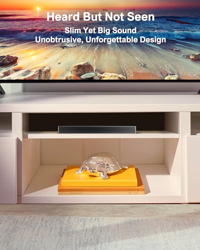 ULTIMEA Sound Bars for TV with Subwoofer, 2.1 Deep Bass Soundbar for PC Game, Home Audio Sound Bars for Smart TV Bluetooth 5.3 TV Sound Bar Speakers Work with HDMI ARC/Opt/AUX, Nova S40, 2024 Updated