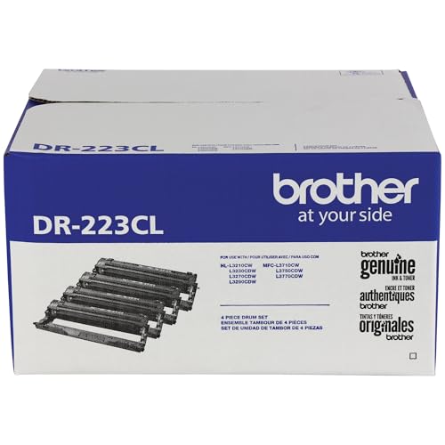 Brother Genuine -Drum Unit, DR223CL, Seamless Integration, Yields Up to 18,000 Pages,Black