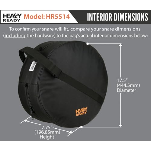 Protec Bass Drum, Black, Kick 18 x 22 (hgt x Dia) (HR1822)