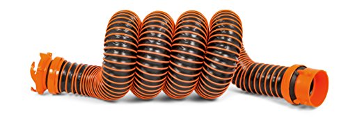 Camco RhinoEXTREME 20' RV Sewer Hose Kit – Premium Sewer Kit — Pre-Assembled & Ready-to-Use — Includes 4-in-1 Dump Station Adapter & Storage Caps — Crush & Abrasion Resistant (21012)
