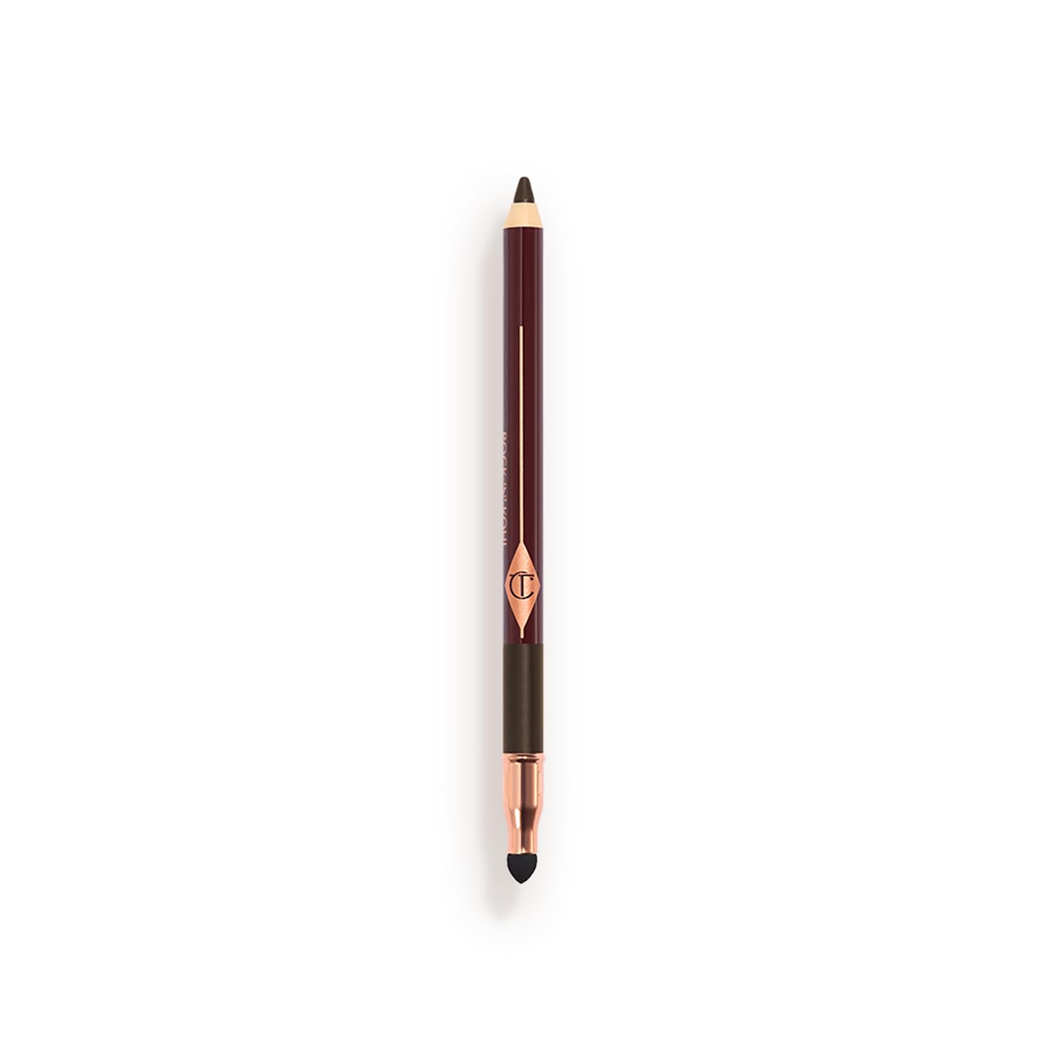 Charlotte Tilbury Rock 'N' Kohl Eyeliner Pencil - Waterproof Eyeliner with a Precision Smudger Tip - Infused with an Enhanced Kajal Formula for Sultry, Smokey Eyes - Barbarella Brown