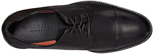 Cole Haan Men's Lenox Hill Cap Oxford,Black,10 M US