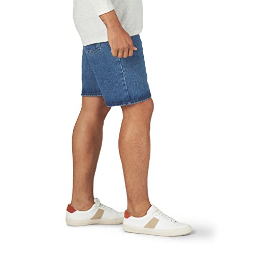 Lee Men's Regular Fit Denim Short, Pepper Stone, 31