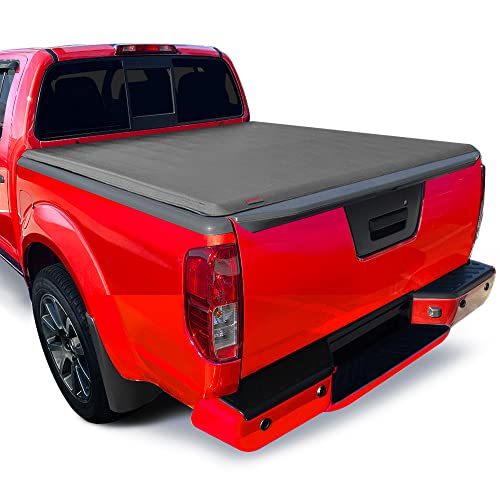 MaxMate Soft Roll-up Truck Bed Tonneau Cover Compatible with 2005-2021 Nissan Frontier; 2009-2012 Suzuki Equator | 5' (59") Bed | TCN169034