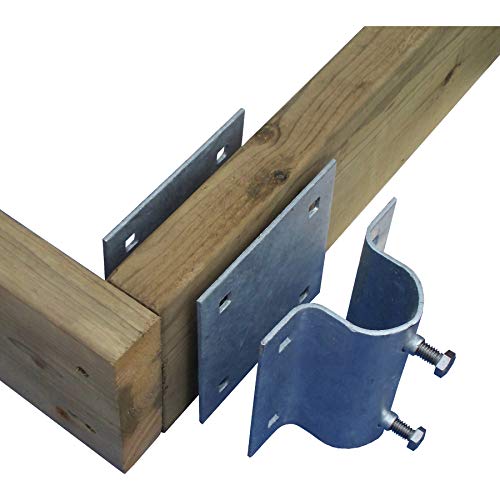 Dock Edge Stationary Dock Hardware Bundle with Leg Pipe Holder and Bottom Pad