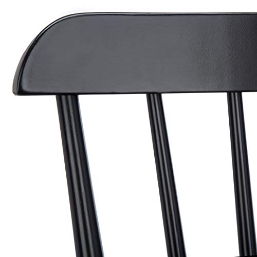 Safavieh Home Collection Galena Spindle Back Black Counter 24-inch Stool (Set of 2)